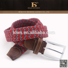 Lastest design direct cheap knit hottest selling braided cotton cord belt